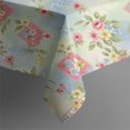thumbnail image 4 of Pioneer Flower Floral Print Pattern Rectangle Tablecloth 60"x120", Waterproof Polyester Table Cloth, Wipeable Spillproof for Dining Camping Indoor Outdoor, 4 of 6