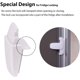 thumbnail image 4 of Cerradura para nevera de una sola puerta segura para niños, fácil de instalar, utiliza adhesivo 3M VHB, sin herramientas ni brocas (blanco, 1 pieza) Ormromra WLJ-3072, 4 of 5