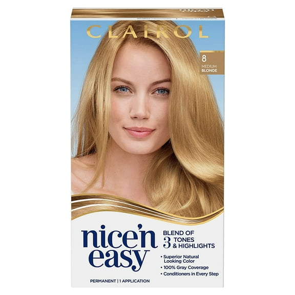 Nice'n Easy Permanent Color, Natural Medium Blonde [8/103A] 1 ea (Pack of 6)