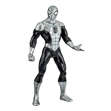 Marvel Mighty Hero Series Armored Spider-Man Action Figure Collectible Toy for Kids Age 4 , 9.5"