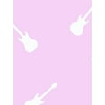 thumbnail image 2 of Solid Electric Guitar Removable Vinyl Wallpaper by Barbie - Lavender, 2 of 3