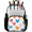 Multicolor 4, variant on Dancing Skeletons Vintage Clear Backpack for Stadium Events, Transparent Backpacks See Through Plastic Bag for Concerts & Work, Gothic Spooky Halloween