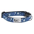 thumbnail image 1 of RC Pets 1 Inch Adjustable Dog Clip Collar, Medium, Bones (Medium, Fresh Tracks Blue), 1 of 3