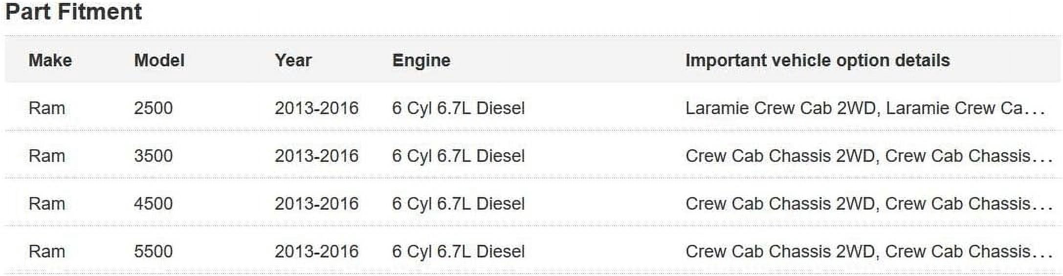 Dodge Ram 6.7 Liter Diesel Fuel Filter Water Separator Set OEM