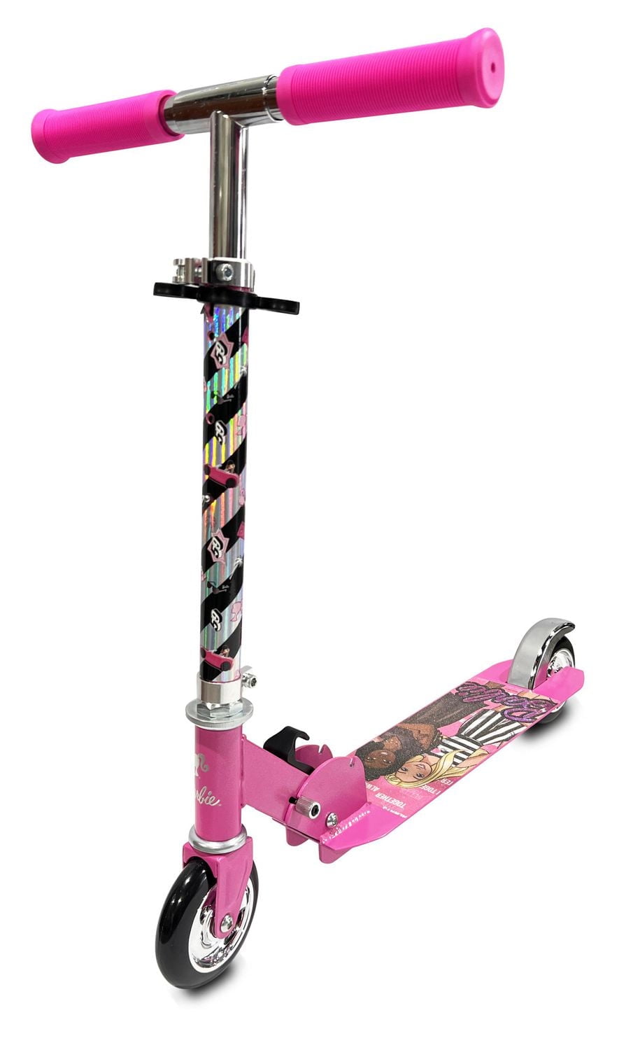 Barbie 100mm Girls Scooter - Pink, by Stoneridge Cycle