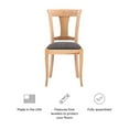 thumbnail image 3 of Linon Jared Set of Two Side Chairs Grey Padded Seats Frame in Natural Beechwood, 3 of 17