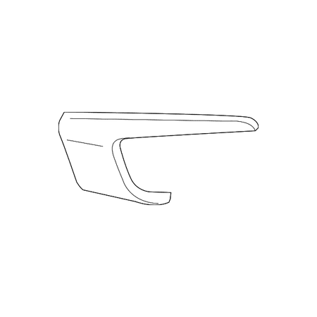 Genuine OE Mitsubishi Upper Molding - 6407A170