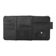 thumbnail image 3 of Organizador de parasol de coche, accesorios de interior de coche, bolsa de parasol, soporte de gafas multifuncional para tarjetas de gafas, bolígrafos Negro con Cremallera shamjiam Organizador de parasol, 3 of 8