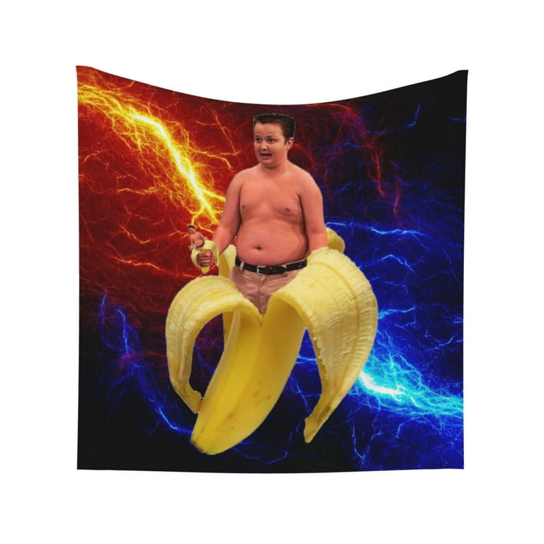 Gibby Tapestry Funny Wall Poster Art Wall Tapestry For Bedroom Living Room Dorm Room Wall Hanging For Festival Party Events Background Photography Backdrop 59x59 Inch Walmart