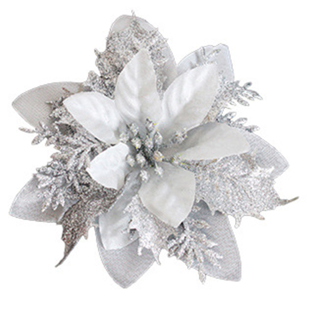 Christmas Artificial Red Bouquet Fake Flowers Christmas Artificial