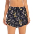thumbnail image 2 of Goofa Snake Sleep Printed Women 2 in 1 Running Shorts,Quick Dry Athletic Workout Shorts,High Waisted Athletic Shorts with Liner Pockets-, 2 of 9
