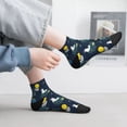thumbnail image 2 of Pofeuu Space and Animals Print 30cm Socks, Adult Running Hiking Socks for Youth and Adult, 2 of 7
