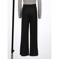 thumbnail image 5 of Hansber Boys Girls Liturgical Praise Dance Trousers Elastic Loose Performance Bottoms Celebration of Spirit Palazzo Pants Black 10, 5 of 7
