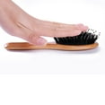 thumbnail image 1 of HEALEEP Brosse à Cheveux Coussin Mini Portable Brun Clair Bambou pour Usage Quotidien 1Ensemble, 1 of 7
