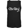 thumbnail image 1 of Chicago Chi City Graffiti Black Adult Tank Top - Large, 1 of 1