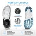 thumbnail image 5 of Fidabo Wide Toe Box Walking Shoes for Women, Zero Drop Arch Sneakers, Breathable Cushioned & Non-Slip, Sports Shoes for Running, Tennis, & Fitness, 5 of 8