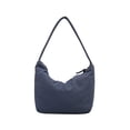 thumbnail image 2 of Women'S Solid Color Handbag Soft Nylon Shoulder Bag | Large Capacity Tote Purse for Daily Use | Handheld Armpit Crossbody Bag for Moms Commute Shopping, 2 of 6