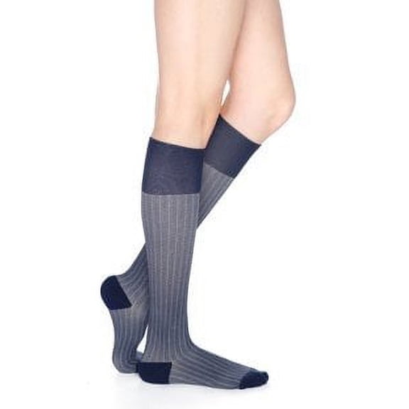 Dr Comfort Rejuva Marine Herringbone Knee High 20/30 Unisex Medium