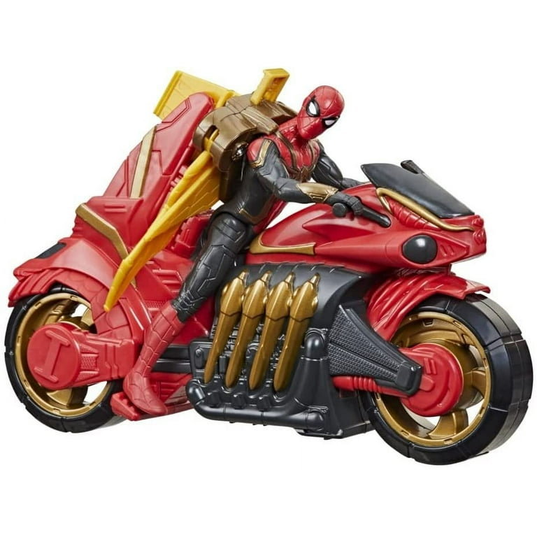 Marvel Spider-Man 6-inch Jet Web Cycle Vehicle and Action