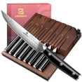 thumbnail image 1 of Juego de cuchillos para carne Piklohas con organizador de cajones, 8 piezas, acero alemán, 1 of 9