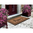 thumbnail image 5 of A1HC Entrance Door Mats, 24” x 39”, Durable Large Outdoor Rug, Non-Slip Welcome Doormat, Rubber Backed Thin-Profile Heavy Duty Door Mat, Indoor Outdoor for Front Door, High Traffic Areas, 5 of 8