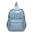 thumbnail image 1 of Back To School Supplies Student Schoolbag Large Capacity Outdoor Girls Backpack Solid Color Backpack, 1 of 1