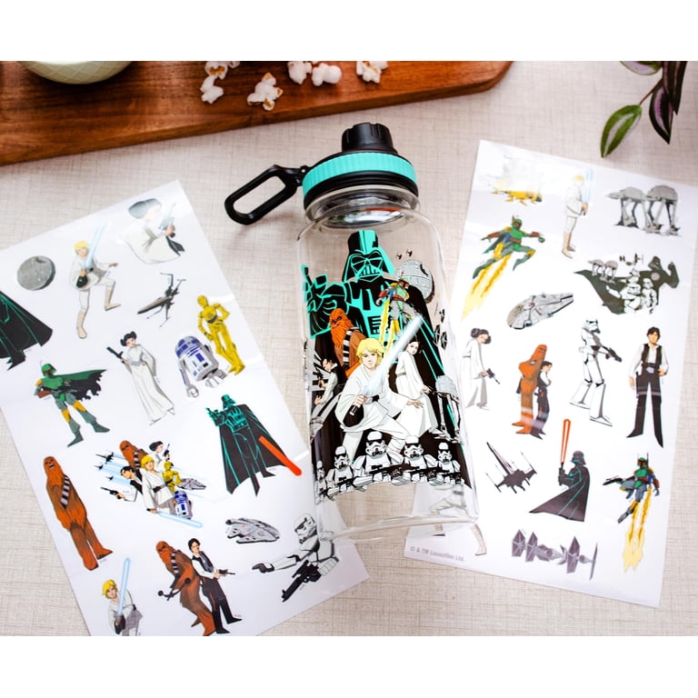 Star Wars Legacy Group Twist Spout Water Bottle and Sticker Set
