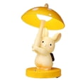 thumbnail image 1 of Lámpara de mesita de noche con forma de animal, for dormitorio infantil, tricolor, regulable, decoración de habitación de conejo, 1 of 8