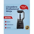thumbnail image 2 of Licuadora Ninja Bn700 Profesional De 1200w Con Auto-iq Reacondicionado, 2 of 5