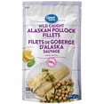 thumbnail image 1 of Great Value Wild Caught Skinless Alaska Pollock Fillets, GV Pollock Fillets 500g, 1 of 5