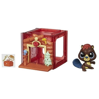 Littlest Pet Shop LPS Orange Toy Set House *missing door*