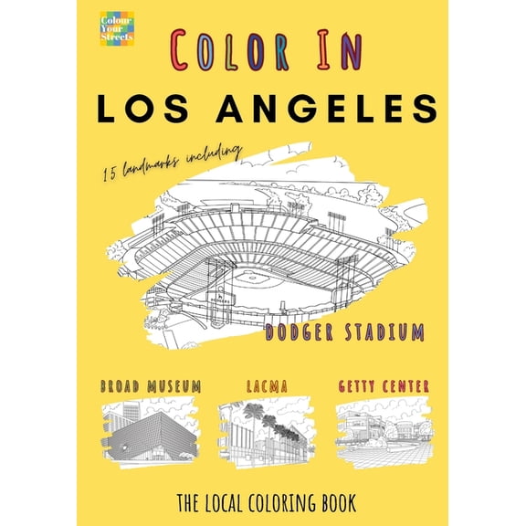 Los Angeles Coloring Book, (Paperback)