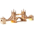 thumbnail image 1 of Kit de rompecabezas 3D de madera para manualidades ROBOTIME Tower Bridge con luz LED, 1 of 9