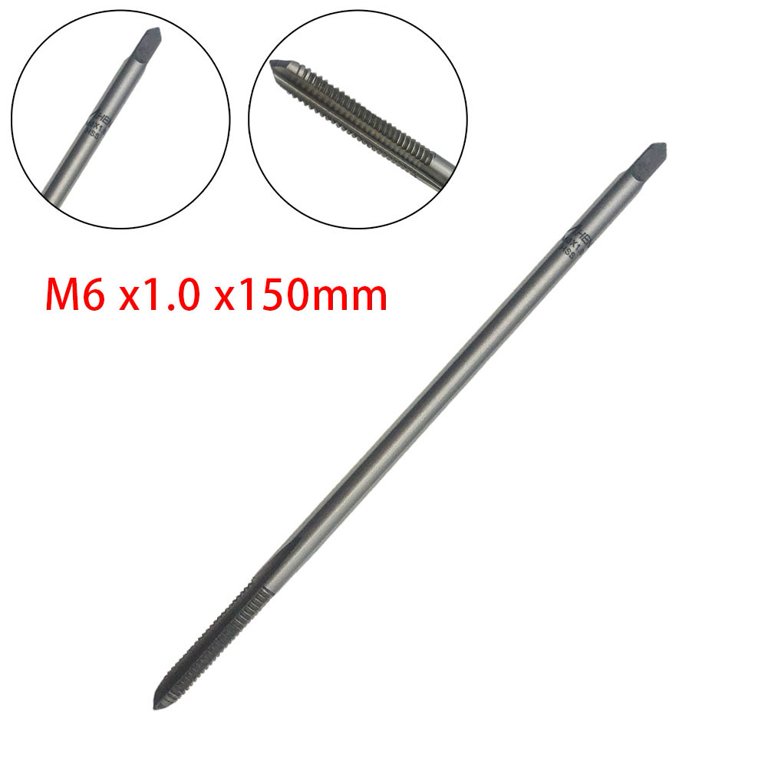 LEISITING M6 X 1.0 Extended Long Shank Plug Tap – 150mm Overall Length – HSS Right Hand
