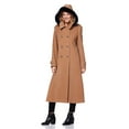 thumbnail image 4 of Anastasia Fashions Womens Detachable Hooded Military Winter Coat Camel Size 6, 4 of 5