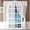 White, variant on White Lace Curtains with Attached Valances 2 Panels 63 Inch Length, Floral Embroidered Semi Sheer Small Drapes Rod Pocket Decorative Victorian Window Treatments for Kids Bedroom Kitchen