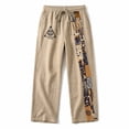thumbnail image 3 of Pantalon Décontracté pour Hommes avec Imprimé et Jambe Droite pour un Confort et un Style Quotidiens dans la Garde-Robe du Week-End, 3 of 3