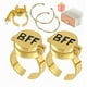 thumbnail image 1 of Xtellar 2 Anillos Ajustables De Bob Esponja Para Mejores Amigos Anillo Bff 2, 1 of 1