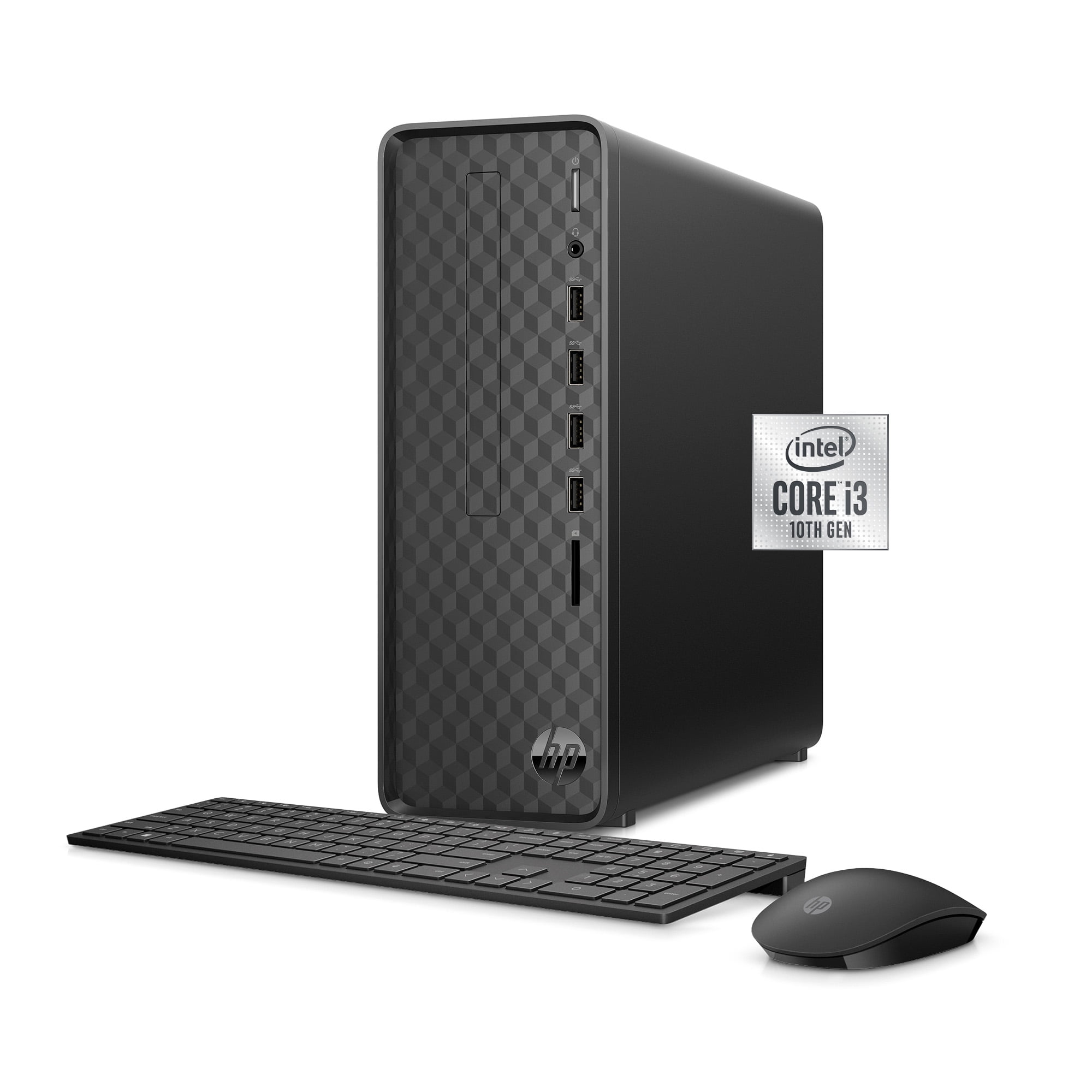 Theseus sponsor Faial HP Slim Desktop, Intel Core i3-10105, 8GB RAM, 256GB SSD, Dark Black,  Windows 11 Home, S01-pF2013w - Walmart.com