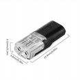 thumbnail image 4 of Conector Enchufable de Doble Cable + Hebilla de Bloqueo, Sin Corte de Pelado de Cables Conector LED de 2 VíAs y 2 para AWG 20-24 40 Piezas, 4 of 5