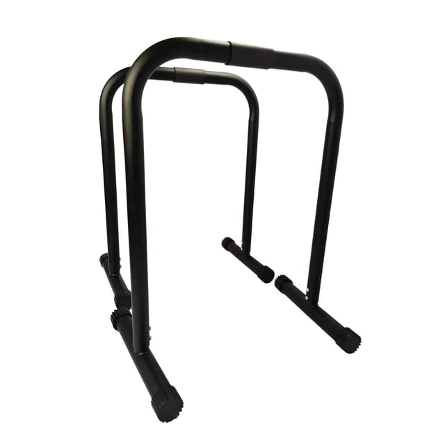 Barras de flexión de 2 piezas, barras paralelas, equipo ajustable, manijas de flexión antideslizantes Negro
