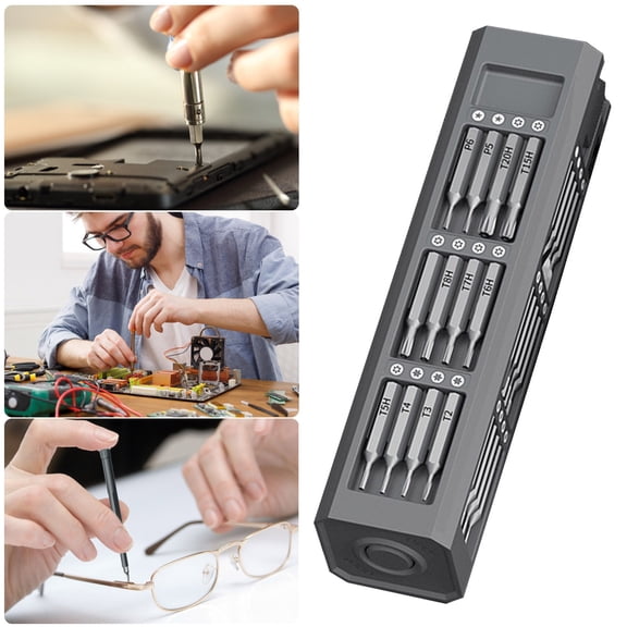 44 In 1 Screwdriver Set, Multifunction Repair Tool Kit With Magnetic Bits, Push-To-Open Magazine And Comfortable Grip For Electronics, Home Appliances, Precise Maintenance
