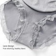 thumbnail image 5 of Xmarks Seamless Maternity Panty Underwear Over Bump Pregnancy High Waist Belly Support Full Coverage Pregnancy Underwear Black+Skin+Gray M-XL, 5 of 9