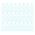 thumbnail image 2 of Shisuyan 60Pcs Clips For Paper Plastic Sky Blue Paper Clips For Office, 2 of 8