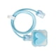 thumbnail image 5 of Funda protectora para cable de cargador USB, protector de cable DIY, cabezal del cargador, línea de datos amor azul, 5 of 9
