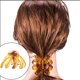 thumbnail image 3 of Sonducket Paquete de 4 pasadores Grip Clips de garra de plástico sólido Accesorios negros y marrones Pasadores de San Valentín para Accesorio para el cabello Marrón, 3 of 6