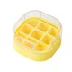 thumbnail image 2 of Mini bandeja de hielo para el hogar | Molde portátil para hacer hielo de 9 celdas | Fácil de liberar con solo presionar un segundo | Plástico apto para uso alimentario | Ideal para viajes |, 2 of 5