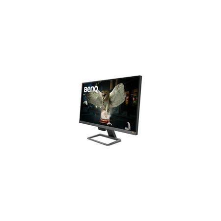 BenQ - EW2780Q - 27" QHD IPS LCD Entertainment Monitor with HDR Eye-Care Integrated Speakers- Black - Black/Metallic Gray