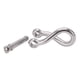 thumbnail image 2 of Stainless Steel Twist Shackle Anti Rust Abrasion Resistant Twist Shackle Exquisite Craftsmanship High Hardness  for Yacht for Marine ANGGREK Otros, 2 of 8