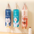 thumbnail image 3 of AMERTEER Waste Bag Organizer Waste Bag Organizer with Lanyard Bottom Opening Smooth Extraction Space-Saving Cartoon Pattern Garbage Bag Organizer Kitchen Supply, 3 of 6